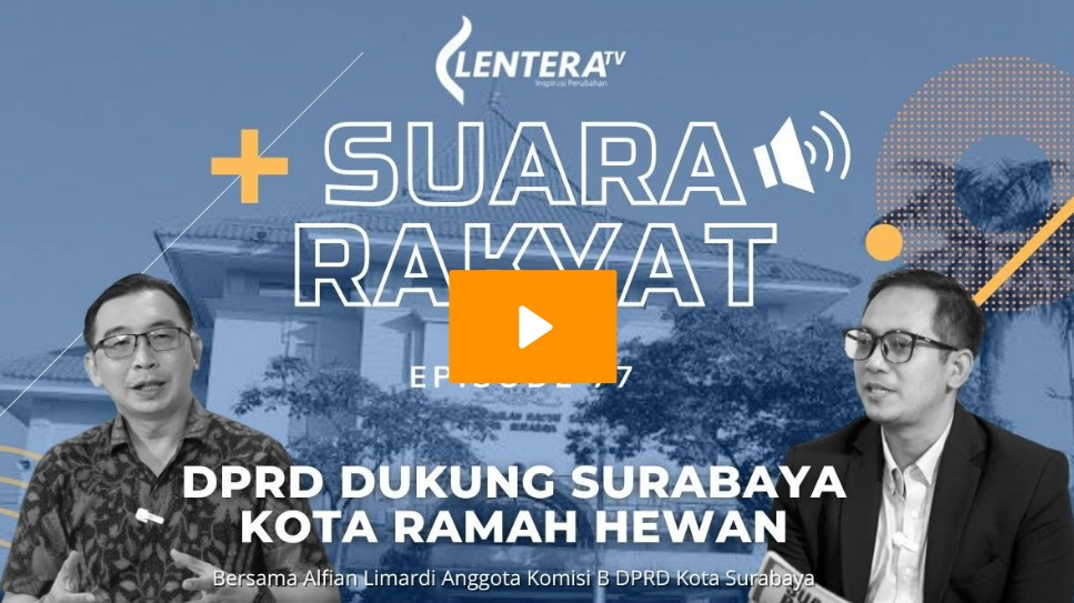 Suara Rakyat : DPRD Dukung Surabaya Kota Ramah Hewan