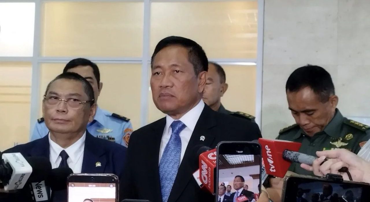 Wakil Menteri Pertahanan, Donny Ermawan saat memberi keterangan di kompleks parlemen, Jakarta, Rabu (1/7/2026). (foto:ist/Ant)