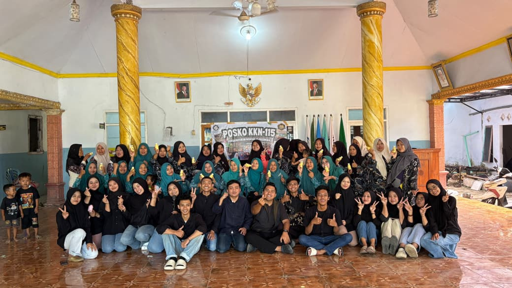 Hasil demonstrasi praktik pembuatan susu jagung secara langsung bersama warga Desa Kendang Dukuh.