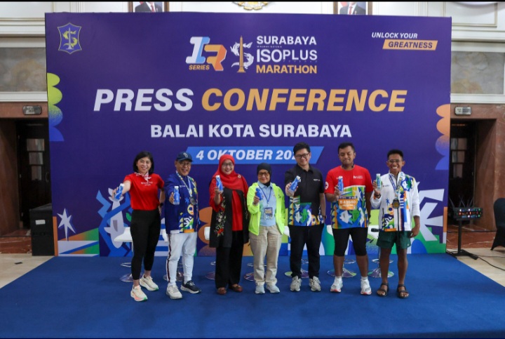 Press conference penyelenggara ISOPLUS terkait penghentian gelaran akibat cuaca ekstrem.